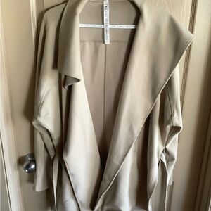Lululemon Athletica Tan Trench Coat